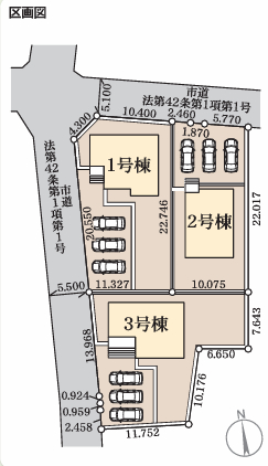 伊勢崎市国定町新築住宅≪全3棟≫_画像1